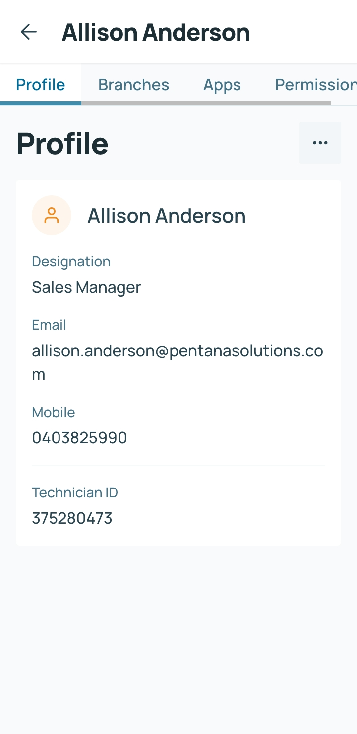 User profile