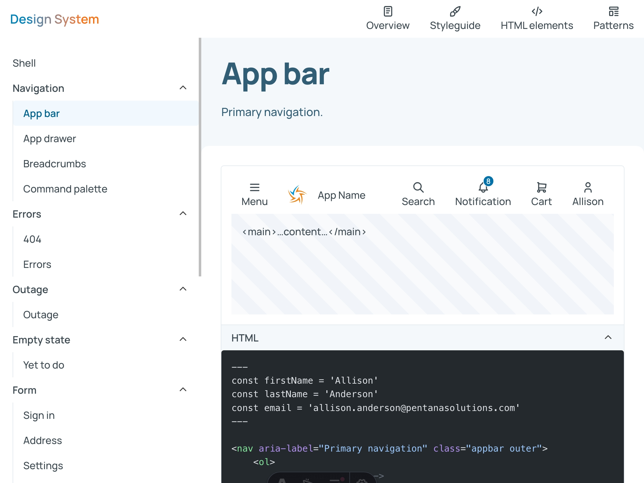 Appbar